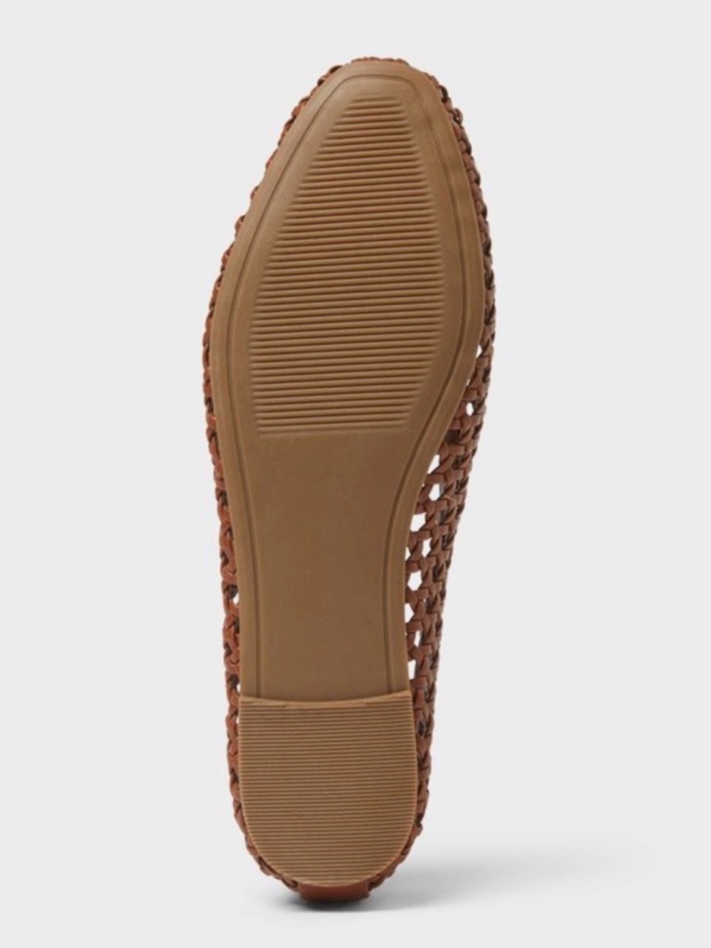 Universal Thread Brown Woven Leather Ballet Flats - Picture 8 of 9